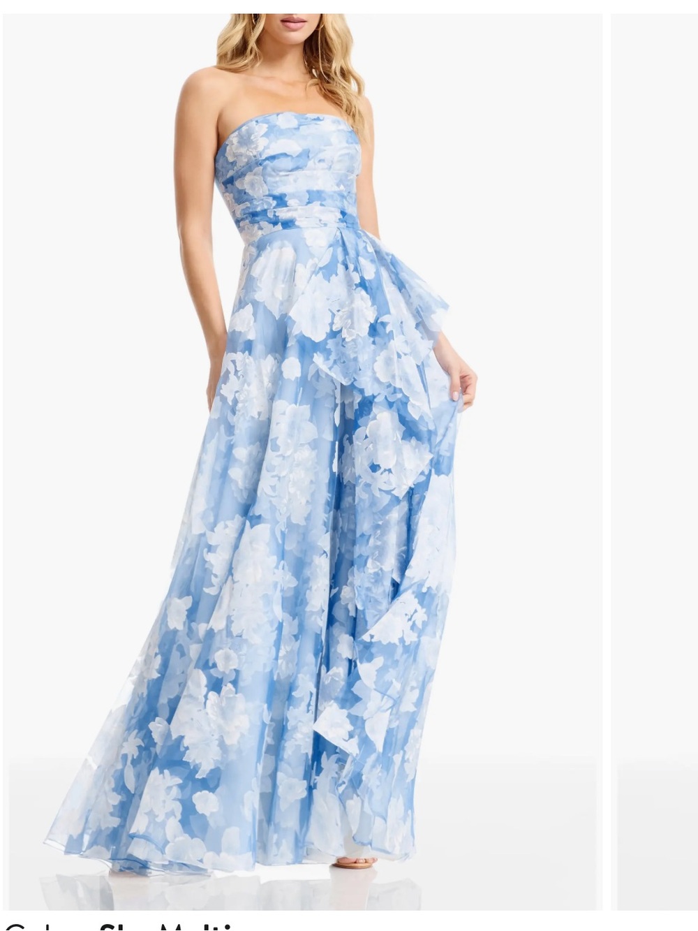 Dress the population kit floral gown